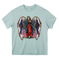 Arona Angel Wing Lady of Guadalupe 4th of July Heavy Core Tee - Jasminsmagicworld