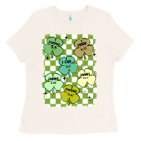 Bone shamrock religious Ladies Tee - MaliasSmallBusiness