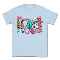 Dusty Blue nurse Classic Tee - LillyAllenDesigns