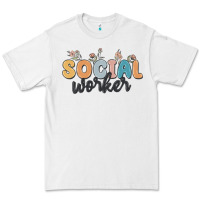 White social worker Premium Tee - MaliasSmallBusiness