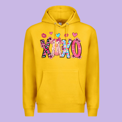 Xoxo Pig Olivia Premium Hoodie Designed By Oliviacreatesart