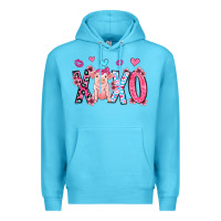 Ocean Blue xoxo pig olivia Premium Hoodie - OliviaCreatesArt