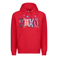 Red xoxo pig olivia Premium Hoodie - OliviaCreatesArt