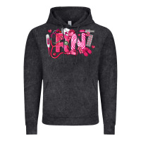 Vintage Black rn breast cancer registered nurse Vintage Hoodie - LillyAllenDesigns