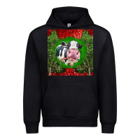 Black christmas holstein Urban Hoodie - LillyAllenDesigns