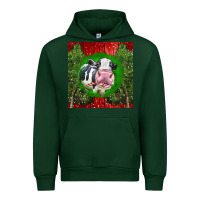 Foreset Green christmas holstein Urban Hoodie - LillyAllenDesigns