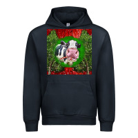 Navy christmas holstein Urban Hoodie - LillyAllenDesigns