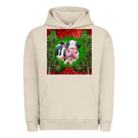 Pigment French Oak christmas holstein Urban Hoodie - LillyAllenDesigns