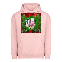 Pigment Salmon christmas holstein Urban Hoodie - LillyAllenDesigns