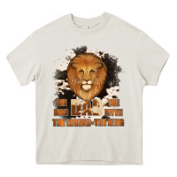 Cream Dad The Man Cowhide Background Heavy Core Tee - Jasminsmagicworld