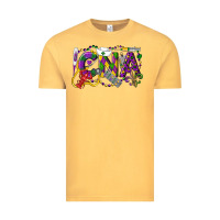 Vintage Mustard CNA Certified Nursing Assistant Mardi Gras Vintage Tee - LillyAllenDesigns