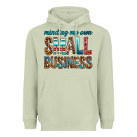 Matcha Minding My Own Small Business Heavyweight Hoodie - BundleAndBundleShop
