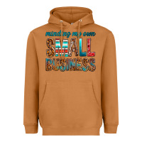 Meerkat Minding My Own Small Business Heavyweight Hoodie - BundleAndBundleShop