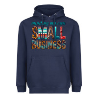 Navy Minding My Own Small Business Heavyweight Hoodie - BundleAndBundleShop