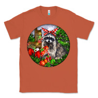 Copper Christmas Raccoon Classic Tee - LillyAllenDesigns