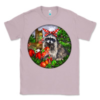 Lilac Christmas Raccoon Classic Tee - LillyAllenDesigns