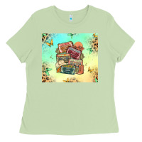 Matcha country cassette tapes Ladies Tee - MaliasSmallBusiness