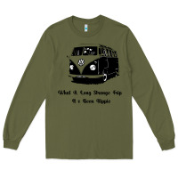 Army Green What A Long Strange Trip It s Been Hippie Long Sleeve Tee - Bettercallsaul
