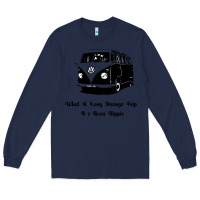 Navy What A Long Strange Trip It s Been Hippie Long Sleeve Tee - Bettercallsaul