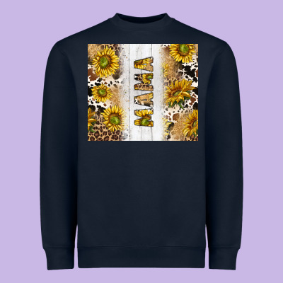 Western Mother's Day Mama With Cowhide And Sunflowers Tumbler Tbs Heavyweight Sweatshirt Designed By Tumblerdesignbyshophia