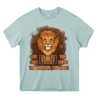 Arona Dad The Man Leather Background Heavy Core Tee - Jasminsmagicworld