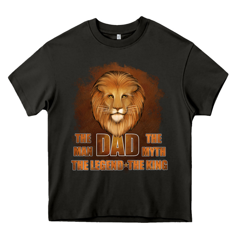 Dad The Man Leather Background Heavy Core Tee by Jasminsmagicworld | Teevron