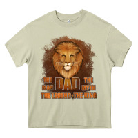 Mossy Dad The Man Leather Background Heavy Core Tee - Jasminsmagicworld