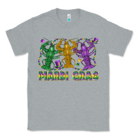 Heather Grey mardi gras crawfish Classic Tee - LillyAllenDesigns