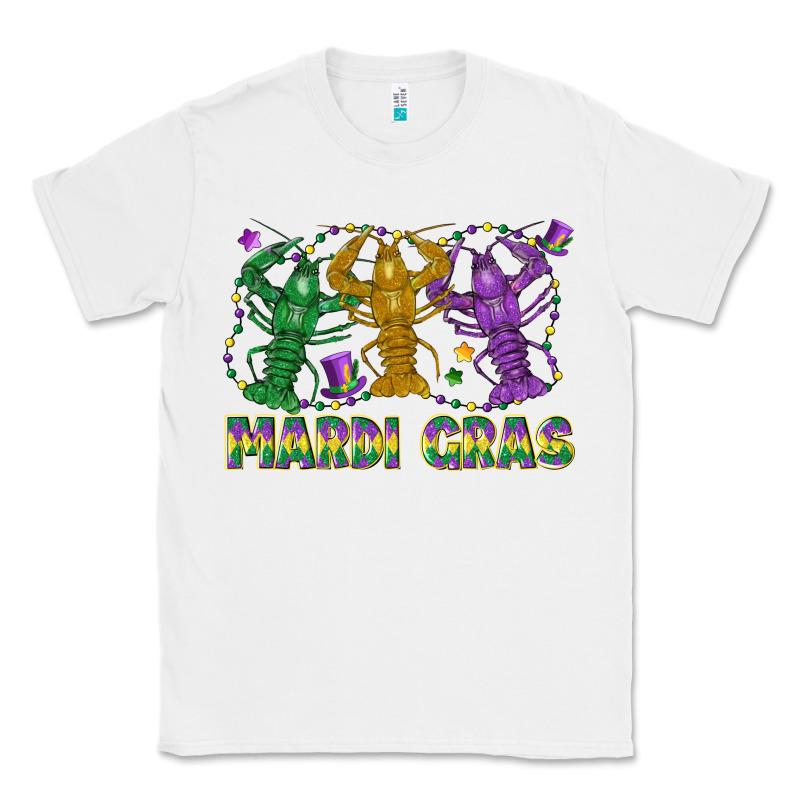 Mardi Gras Crawfish Classic Tee by LillyAllenDesigns | Teevron