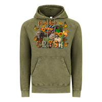 Vintage Olive pumpkin crush truck Vintage Hoodie - LillyAllenDesigns