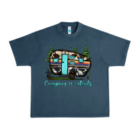 Midnight Navy camping is intents Urban Heavy Tee - JahusDesignShop