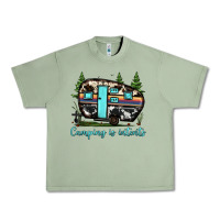 Oil Green camping is intents Urban Heavy Tee - JahusDesignShop