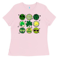 Bubblegum Pink st patrick's day Ladies Tee - MaliasSmallBusiness