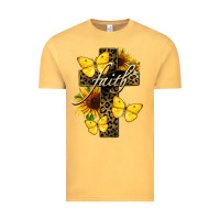 Vintage Mustard Western Faith Vintage Tee - LillyAllenDesigns