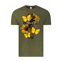 Vintage Olive Western Faith Vintage Tee - LillyAllenDesigns