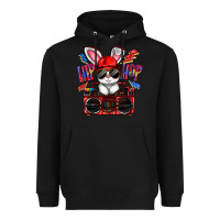 Black hip hop Heavyweight Hoodie - FaDigitalArtStudio
