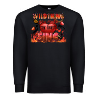Black Valentine's Day Wild Thing You Make My Heart Sing Premium Sweatshirt - FaDigitalArtStudio