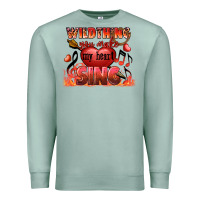 Seafoam Valentine's Day Wild Thing You Make My Heart Sing Premium Sweatshirt - FaDigitalArtStudio
