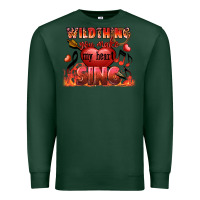 Sports Green Valentine's Day Wild Thing You Make My Heart Sing Premium Sweatshirt - FaDigitalArtStudio
