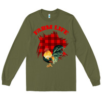 Army Green Farm Life Long Sleeve Tee - Bettercallsaul