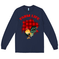 Navy Farm Life Long Sleeve Tee - Bettercallsaul