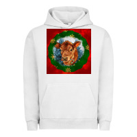 Pigment Lunar Rock christmas red angus calf head Urban Hoodie - LillyAllenDesigns