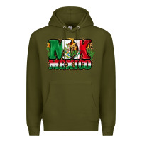 Army Green MX Mexico Premium Hoodie - FaDigitalArtStudio