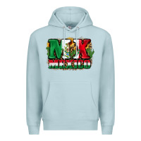 Blue Mist MX Mexico Premium Hoodie - FaDigitalArtStudio