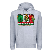 Heather Grey MX Mexico Premium Hoodie - FaDigitalArtStudio