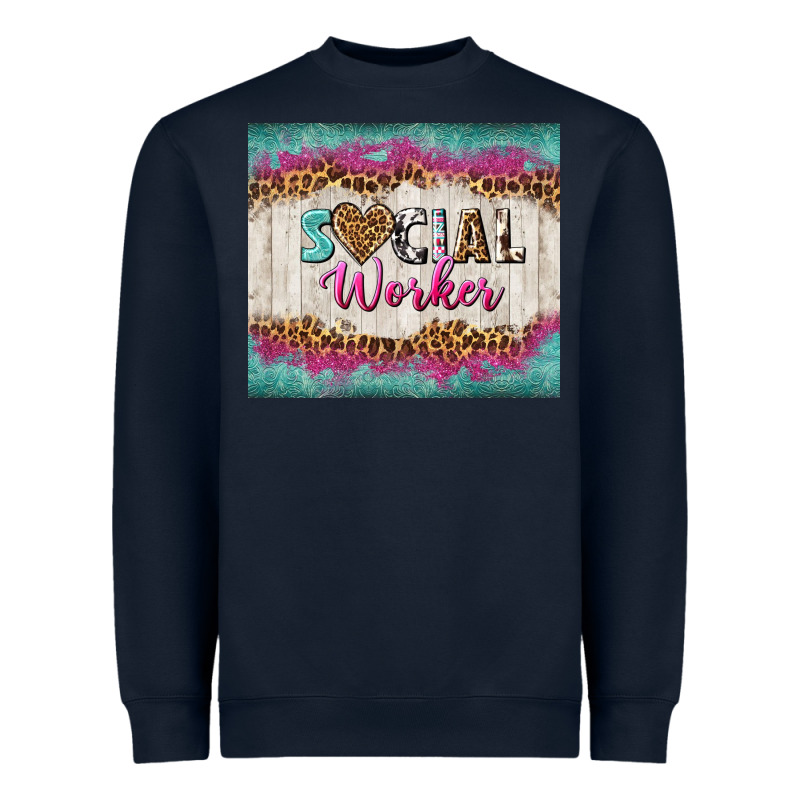 Western Social Worker Tumbler Tbs (1) Heavyweight Sweatshirt by TumblerDesignByShophia | Teevron