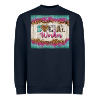 Navy western social worker tumbler tbs (1) Heavyweight Sweatshirt - TumblerDesignByShophia
