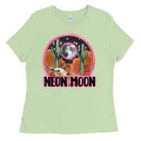 Matcha neon moon Ladies Tee - MaliasSmallBusiness