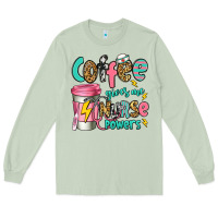 Matcha coffee gives me nurse powers Long Sleeve Tee - Jasminsmagicworld