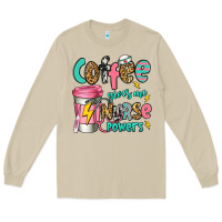 Mushroom coffee gives me nurse powers Long Sleeve Tee - Jasminsmagicworld